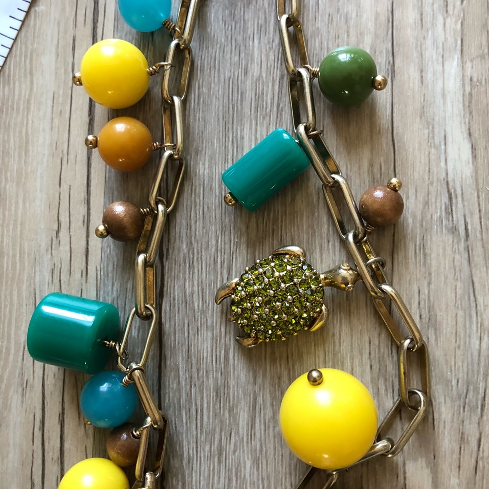 Turtle J crew necklace